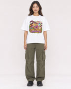 Mockup Boxy Heavyweight Tee White female full-body 02