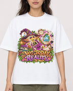 Mockup Boxy Heavyweight Tee White female close-up 02
