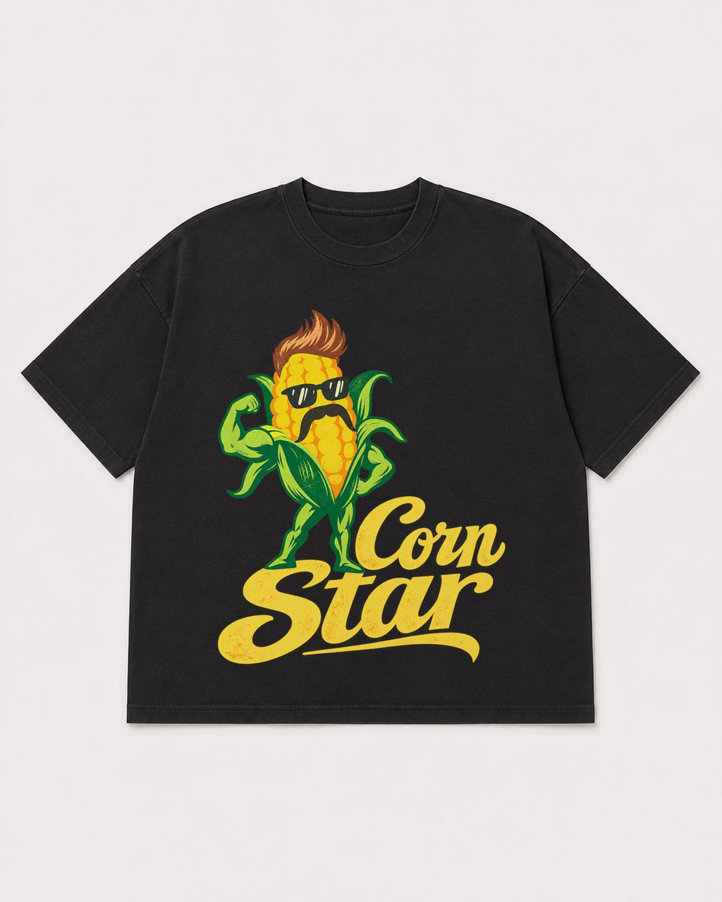 Mockup Boxy Heavyweight Tee Black product