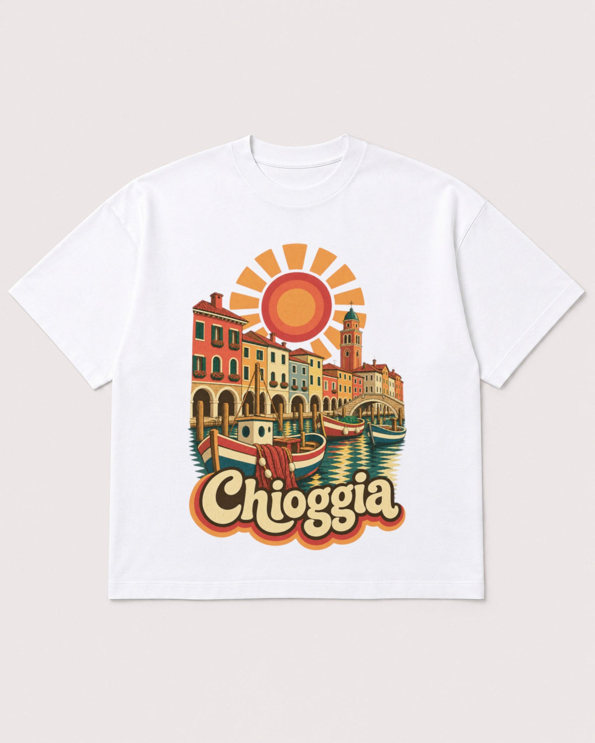 Mockup Boxy Heavyweight Tee White product