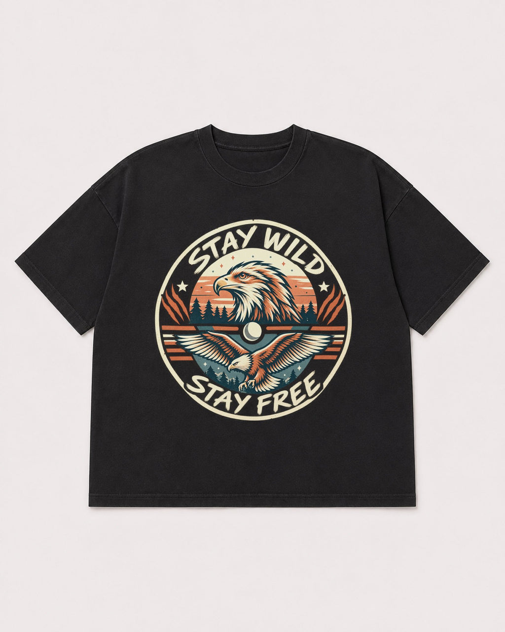 Mockup Boxy Heavyweight Tee Black product