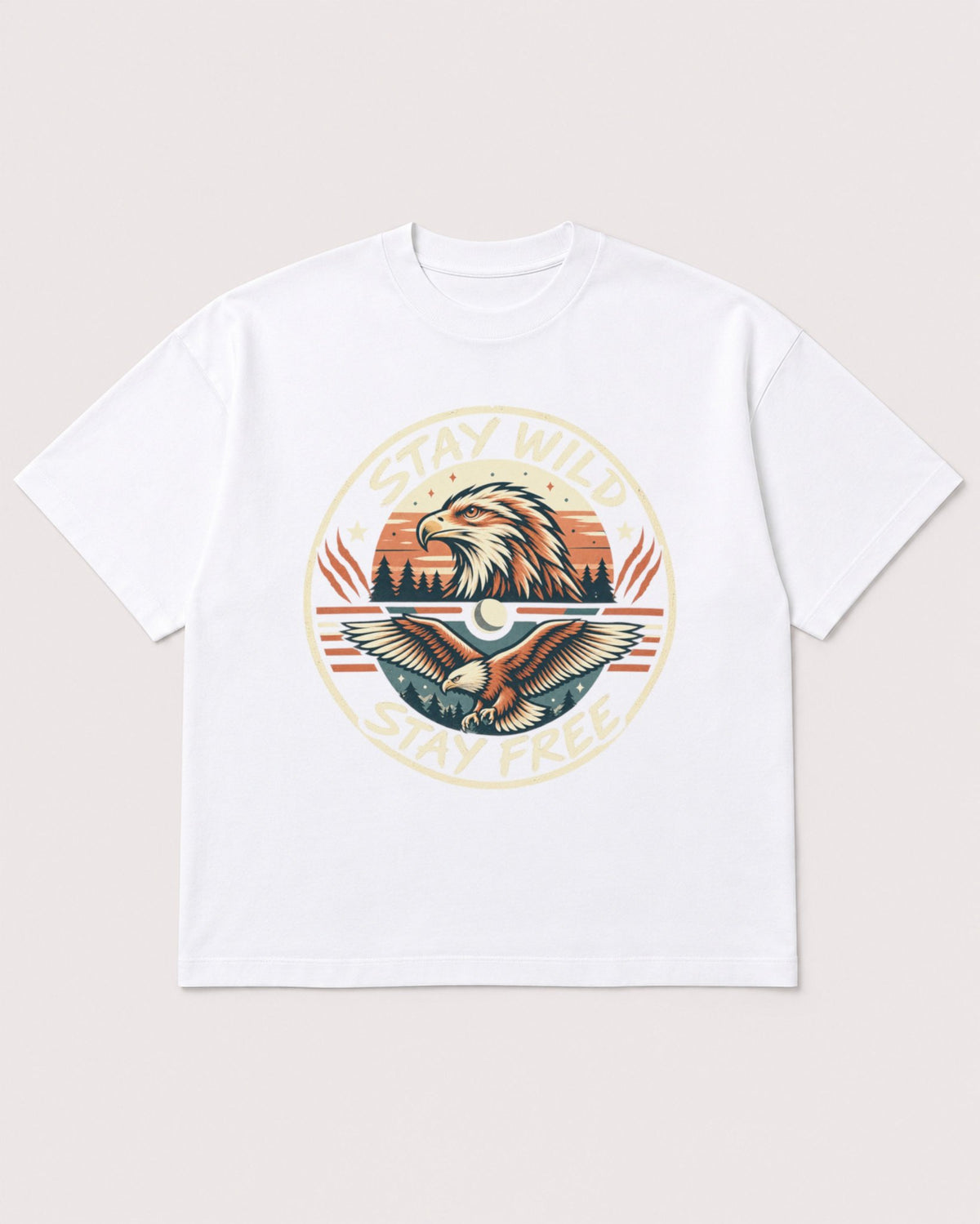 Mockup Boxy Heavyweight Tee White product