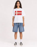 Mockup Boxy Heavyweight Tee White female full-body 06