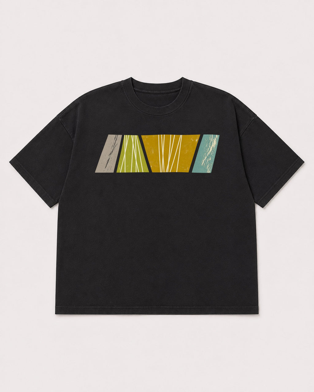 Mockup Boxy Heavyweight Tee Black product