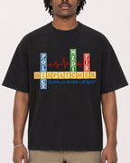Mockup Boxy Heavyweight Tee Black male close-up 04