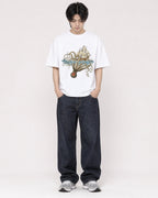 Mockup Boxy Heavyweight Tee White male full-body 11