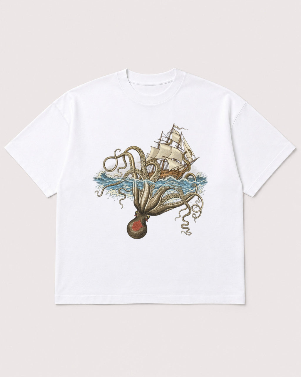 Mockup Boxy Heavyweight Tee White product