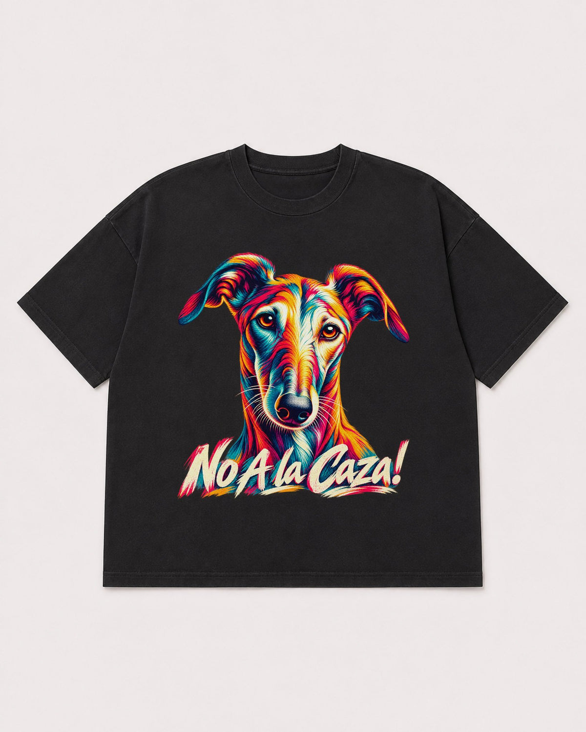 Mockup Boxy Heavyweight Tee Black product