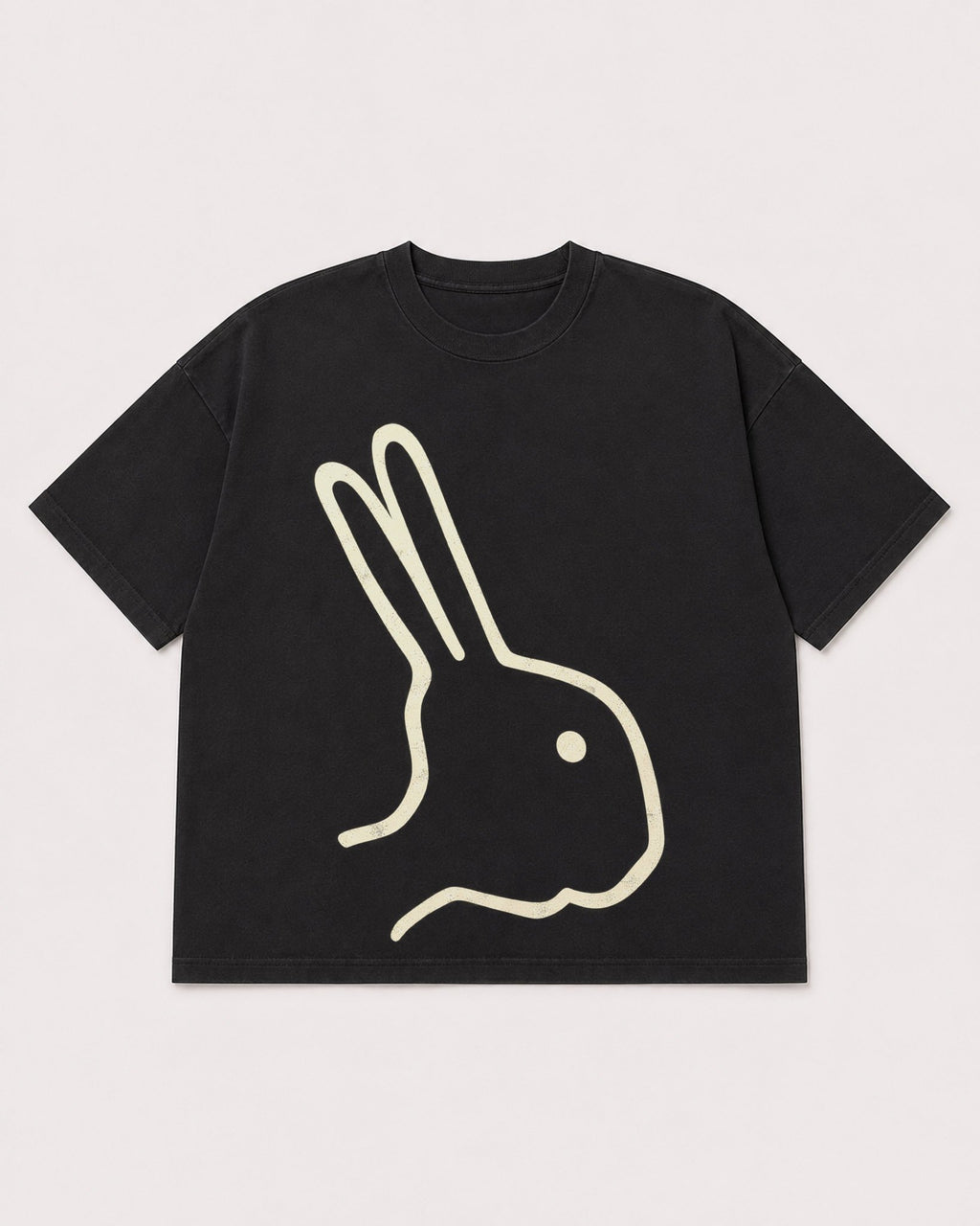 Mockup Boxy Heavyweight Tee Black product