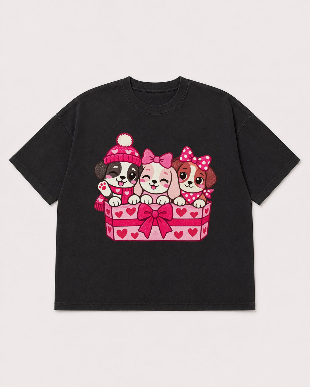 Mockup Boxy Heavyweight Tee Black product