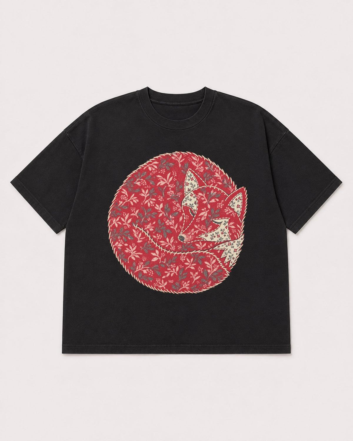 Mockup Boxy Heavyweight Tee Black product