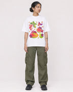 Mockup Boxy Heavyweight Tee White female full-body 12