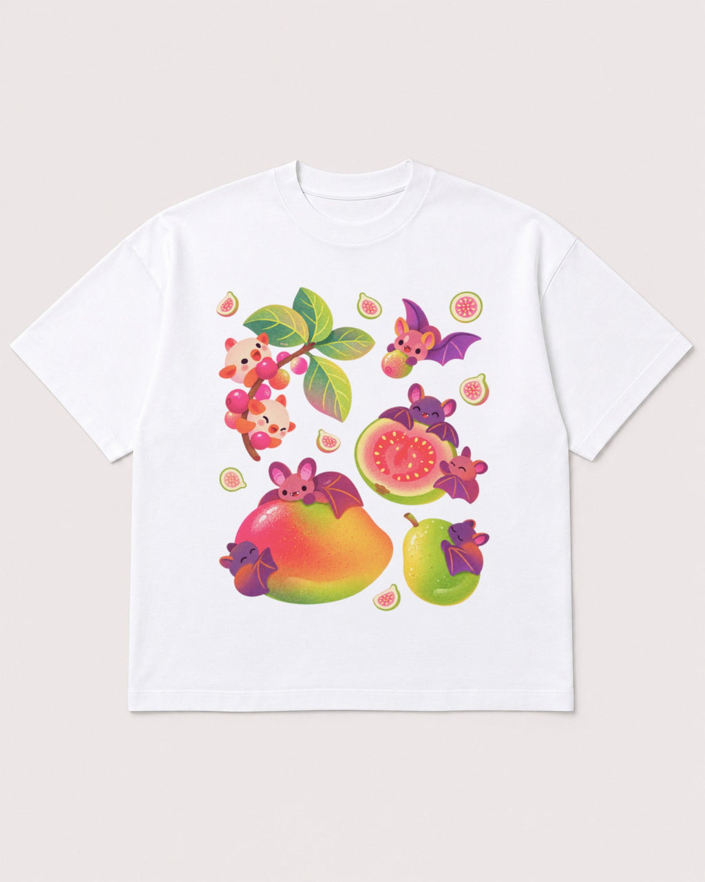 Mockup Boxy Heavyweight Tee White product