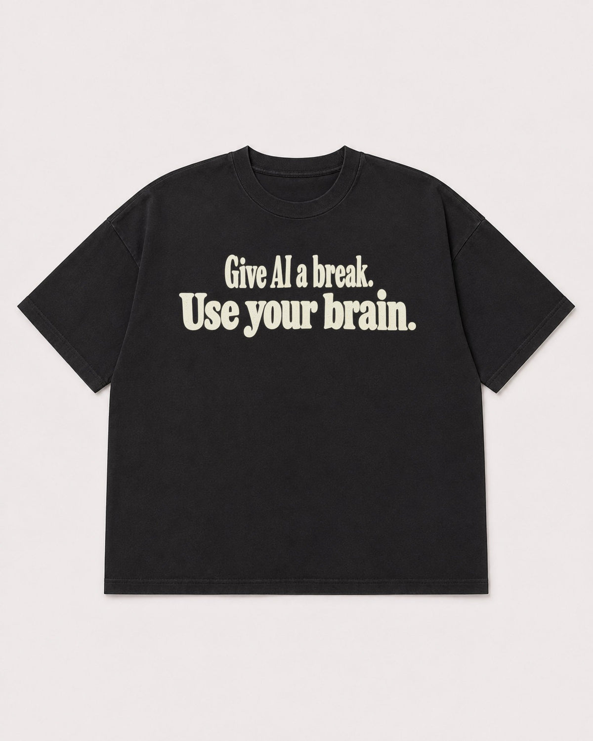Mockup Boxy Heavyweight Tee Black product