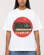 Mockup Boxy Heavyweight Tee White female close-up 45