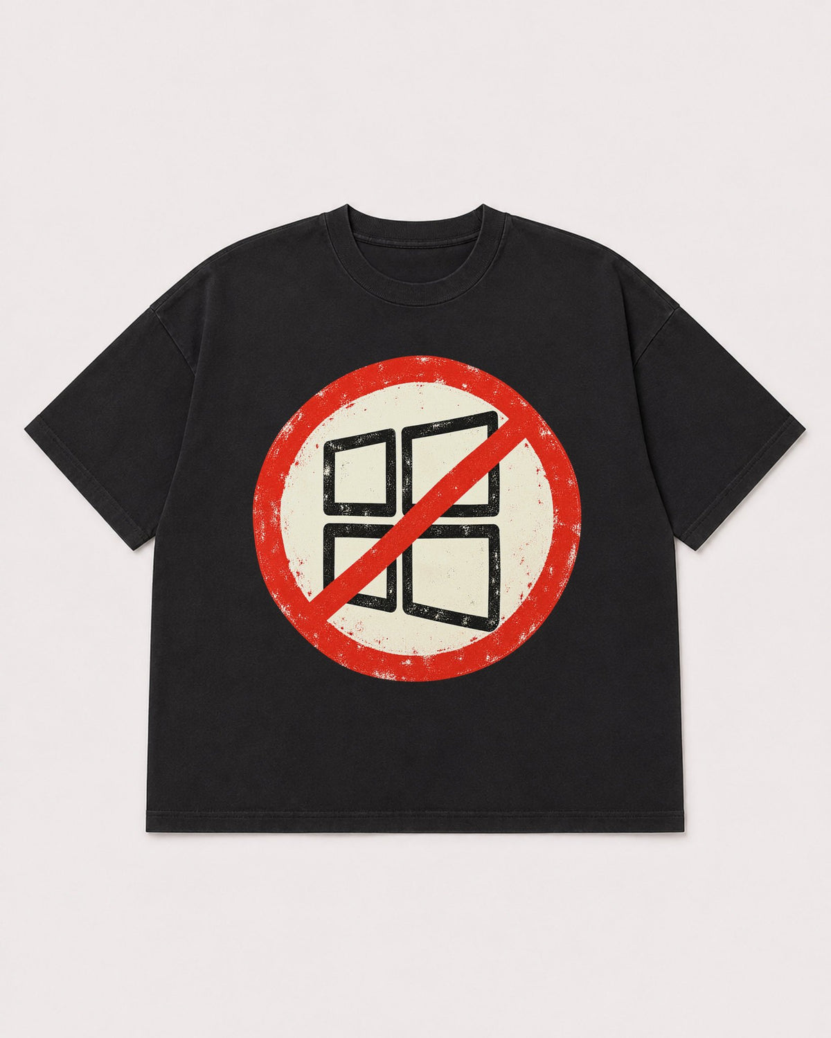 Mockup Boxy Heavyweight Tee Black product