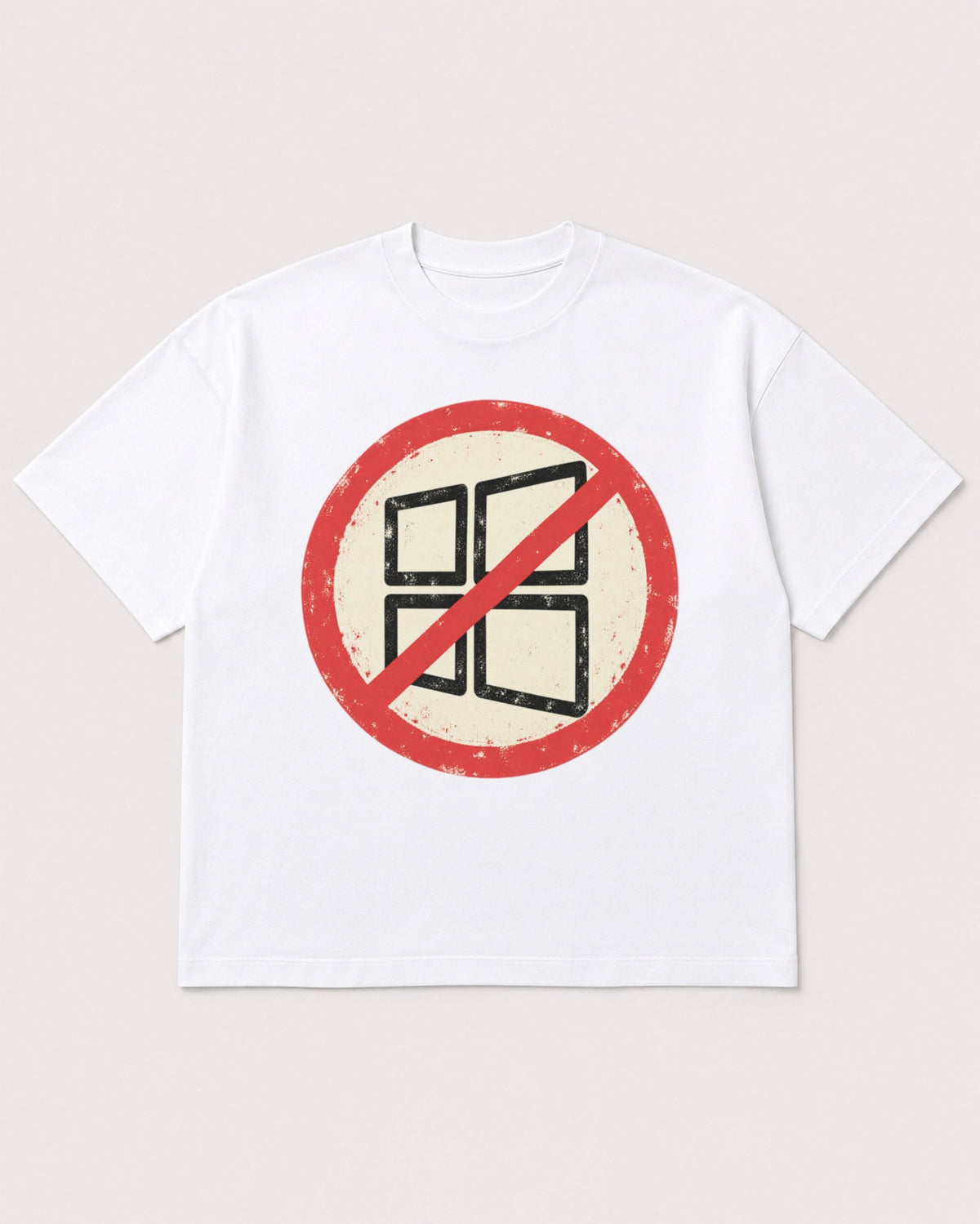 Mockup Boxy Heavyweight Tee White product