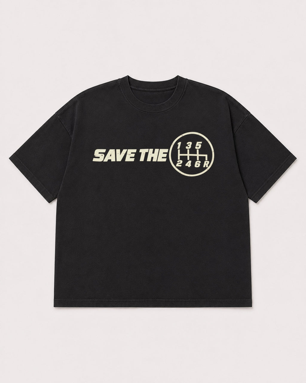 Mockup Boxy Heavyweight Tee Black product