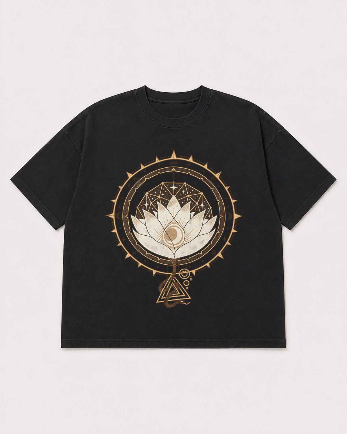 Mockup Boxy Heavyweight Tee Black product