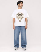 Mockup Boxy Heavyweight Tee White male full-body 02