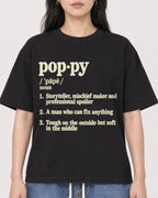 Mockup Boxy Heavyweight Tee Black female close-up 13