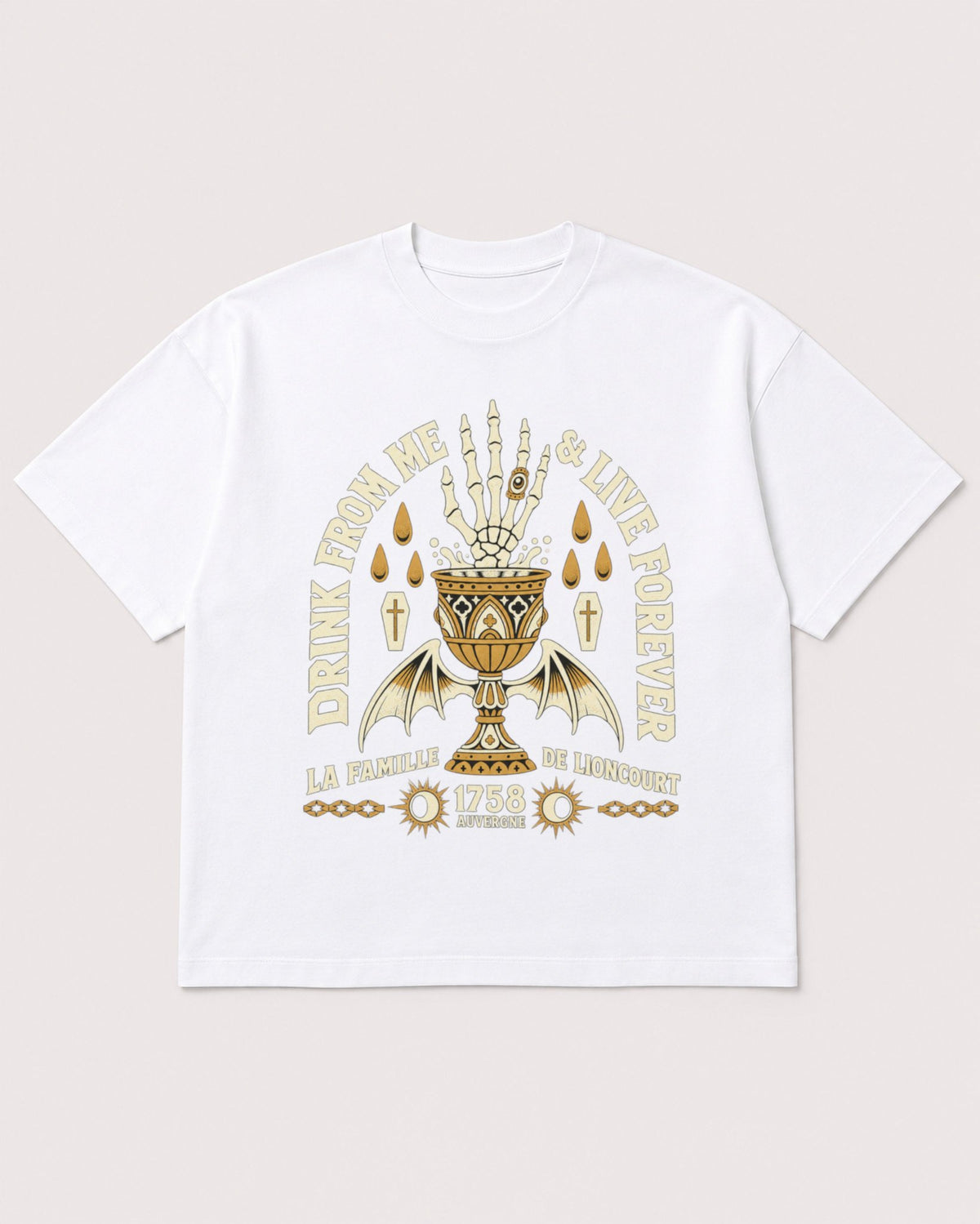 Mockup Boxy Heavyweight Tee White product