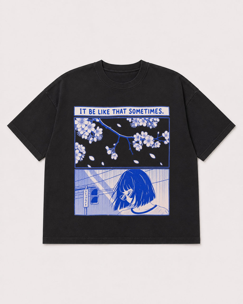 Mockup Boxy Heavyweight Tee Black product