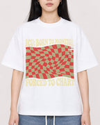 Mockup Boxy Heavyweight Tee White female close-up 01