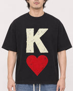 Mockup Boxy Heavyweight Tee Black male close-up 03