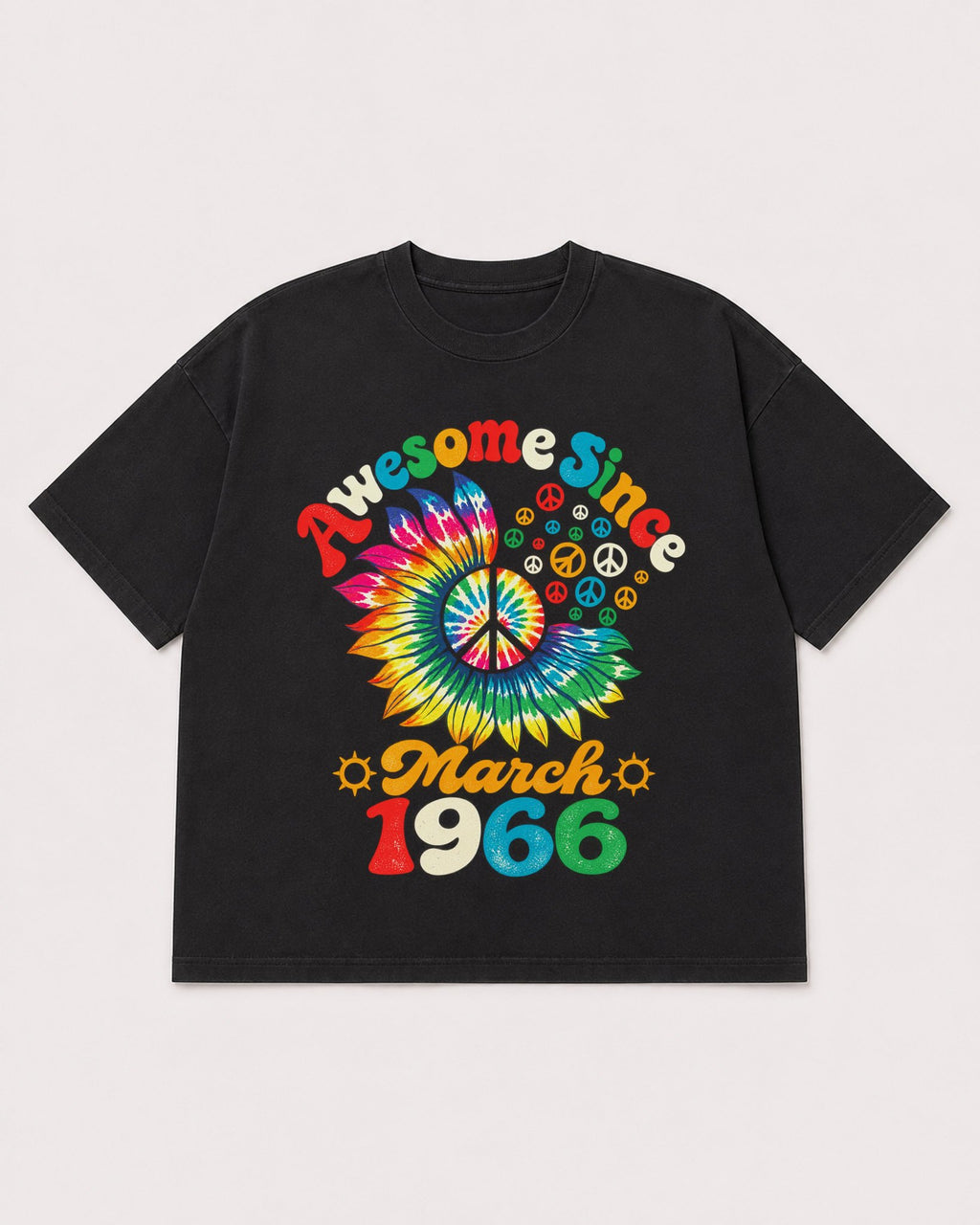 Mockup Boxy Heavyweight Tee Black product