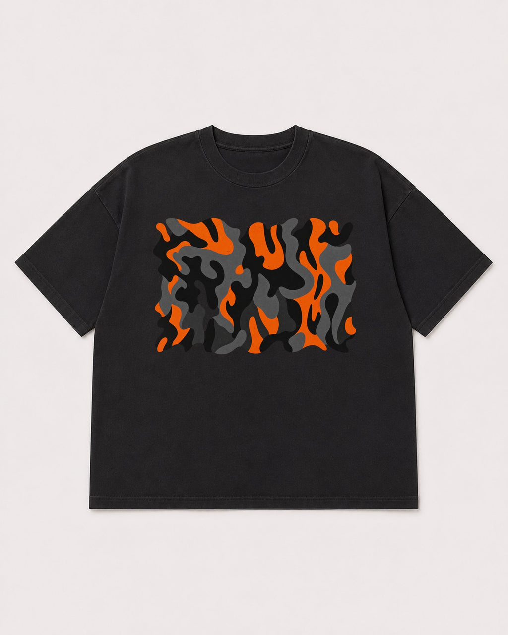Mockup Boxy Heavyweight Tee Black product