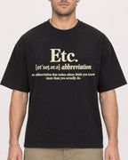 Mockup Boxy Heavyweight Tee Black male close-up 08