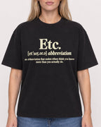 Mockup Boxy Heavyweight Tee Black female close-up 08