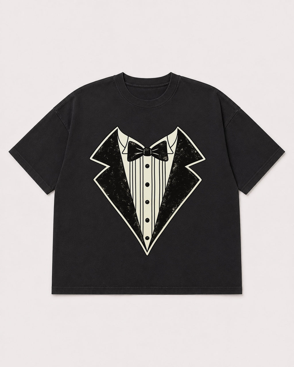 Mockup Boxy Heavyweight Tee Black product