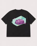 Mockup Boxy Heavyweight Tee Black product