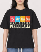 Mockup Boxy Heavyweight Tee Black female close-up 13
