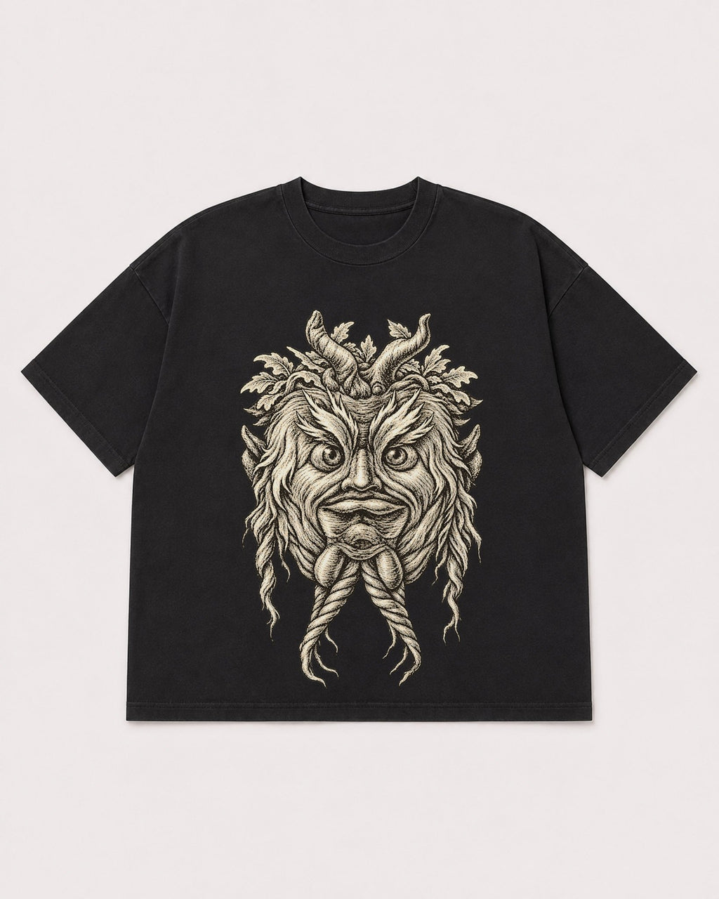 Mockup Boxy Heavyweight Tee Black product