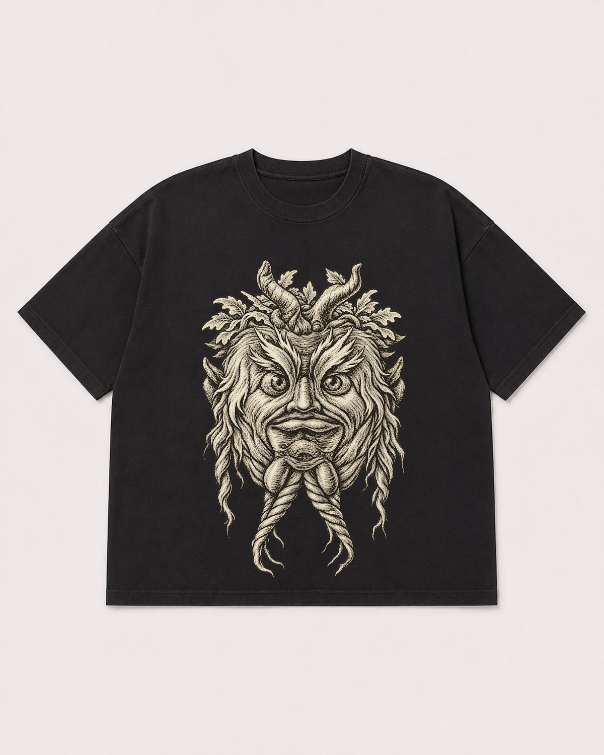 Mockup Boxy Heavyweight Tee Black product