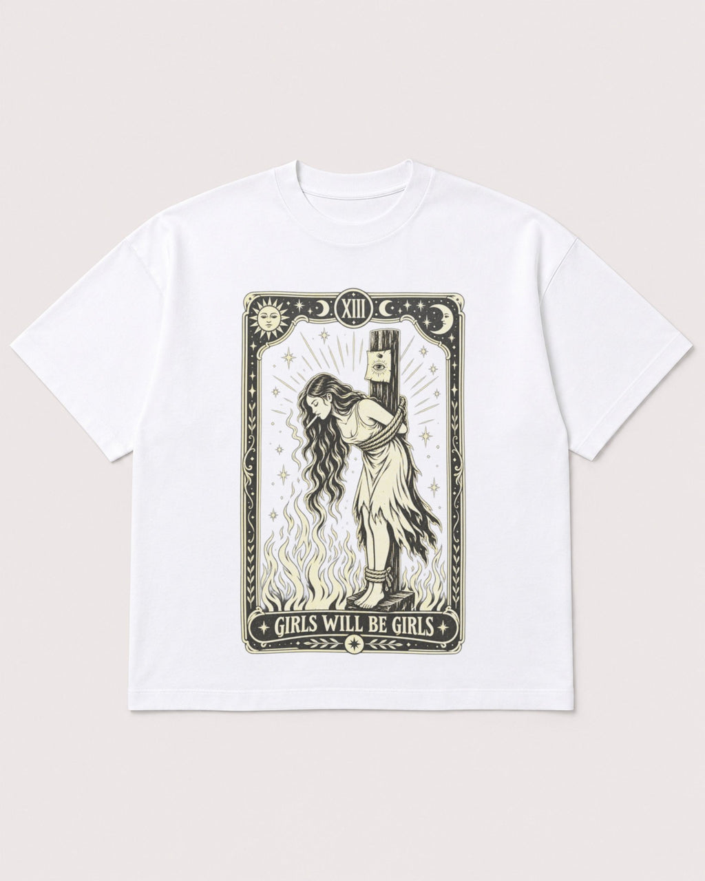 Mockup Boxy Heavyweight Tee White product