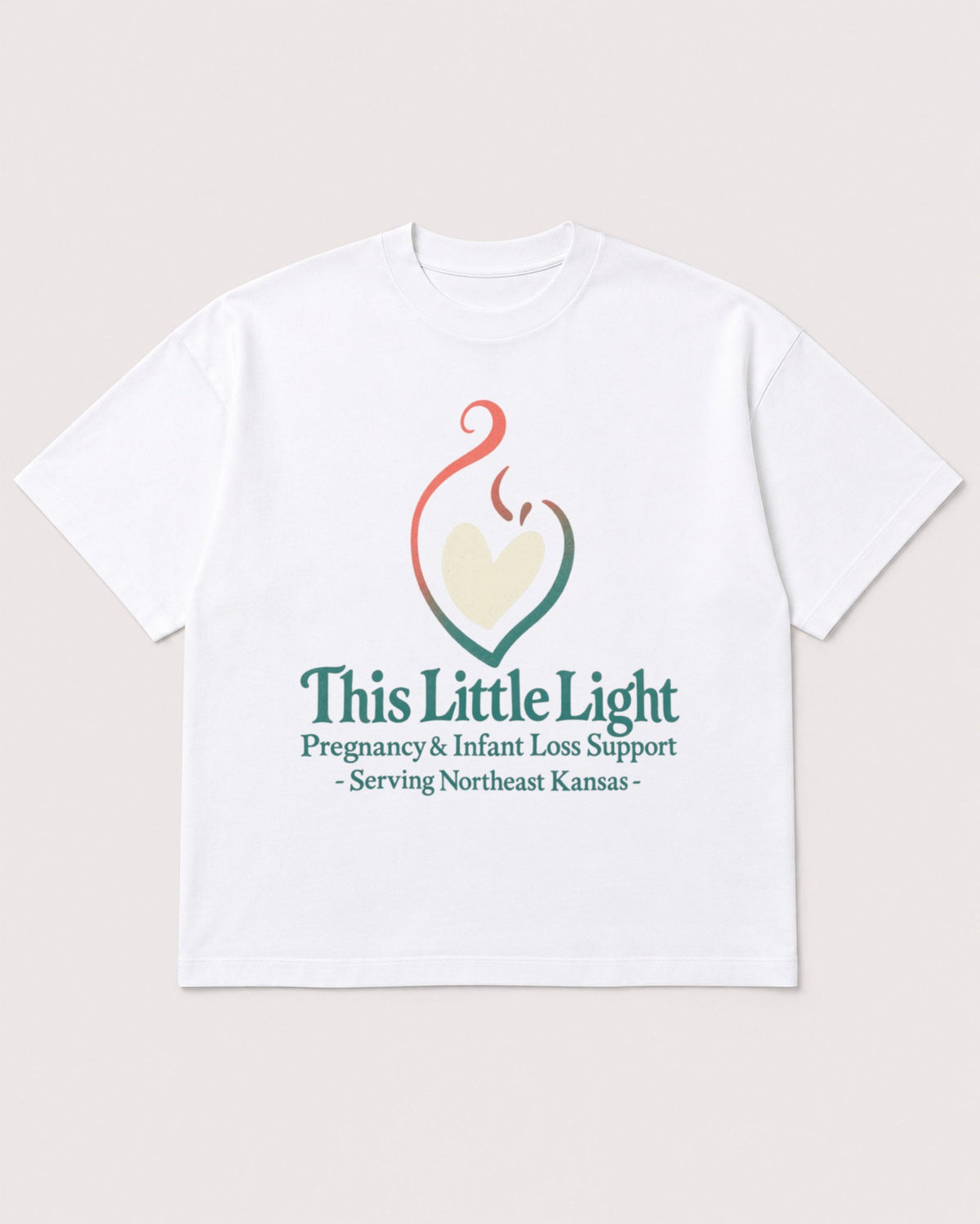 Mockup Boxy Heavyweight Tee White product