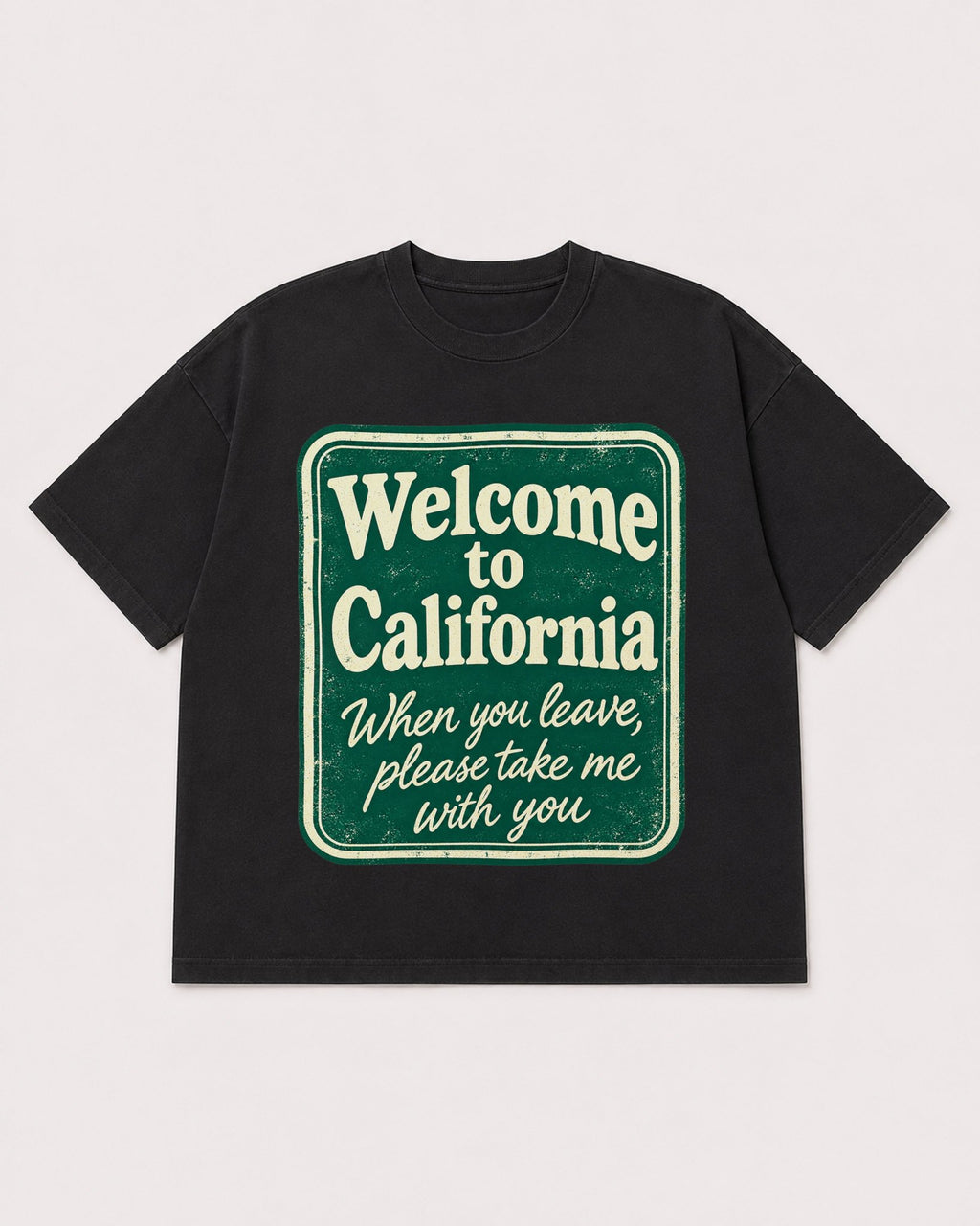 Mockup Boxy Heavyweight Tee Black product