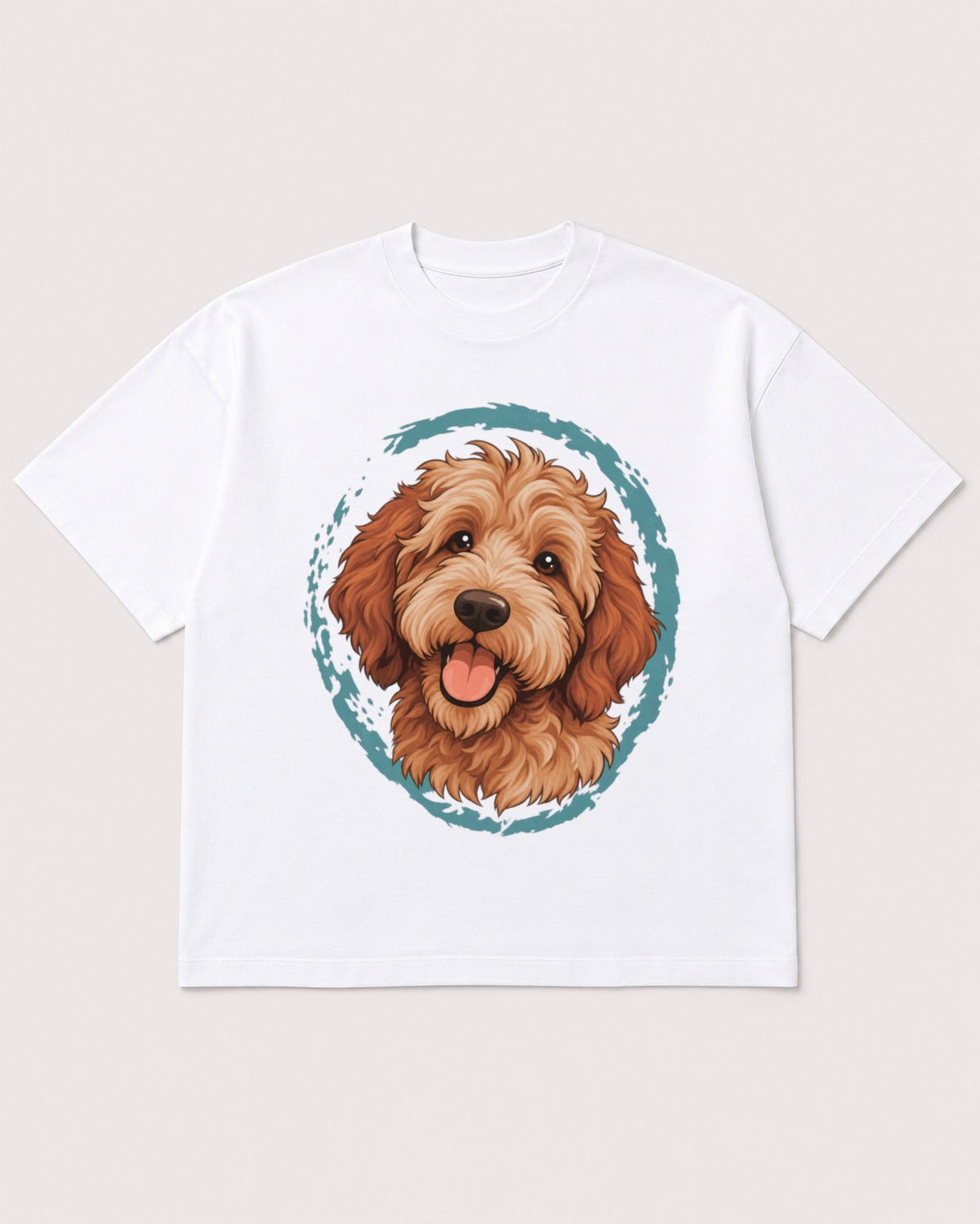 Mockup Boxy Heavyweight Tee White product