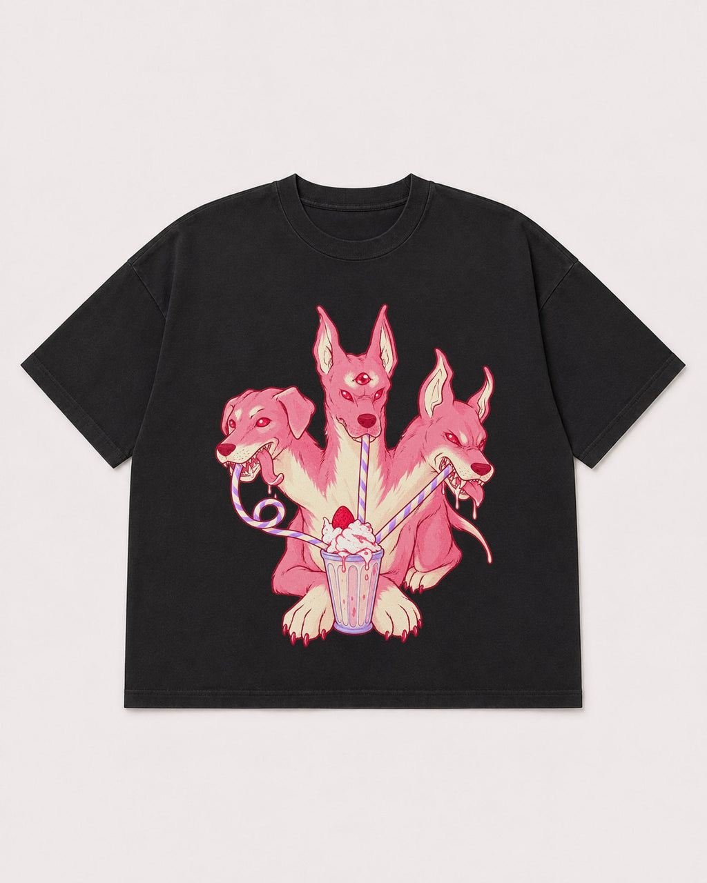 Mockup Boxy Heavyweight Tee Black product