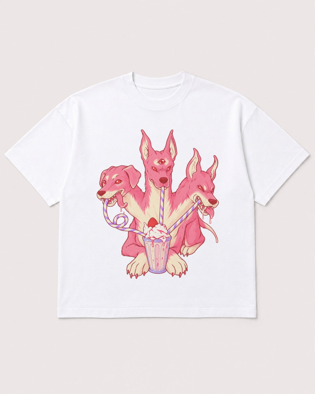 Mockup Boxy Heavyweight Tee White product