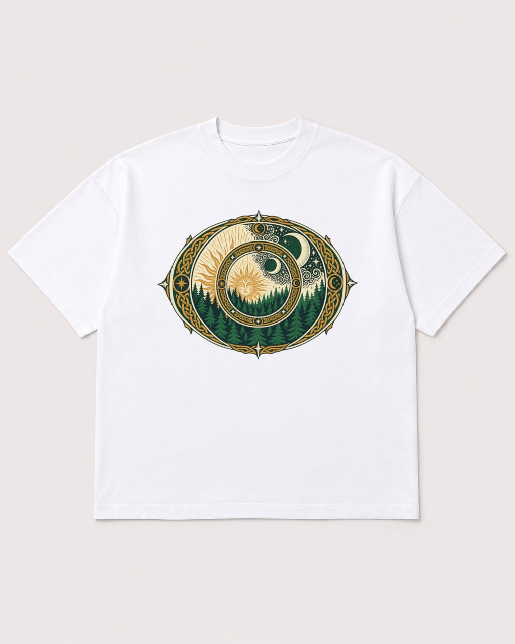 Mockup Boxy Heavyweight Tee White product