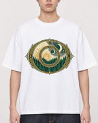 Mockup Boxy Heavyweight Tee White male close-up 01