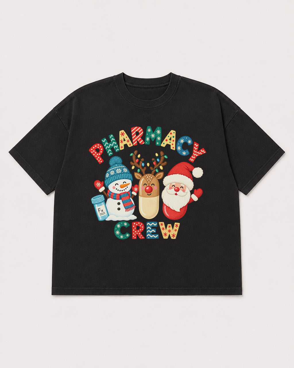 Mockup Boxy Heavyweight Tee Black product