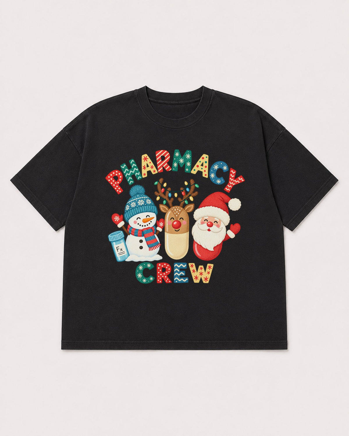 Mockup Boxy Heavyweight Tee Black product