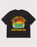 Mockup Boxy Heavyweight Tee Black product
