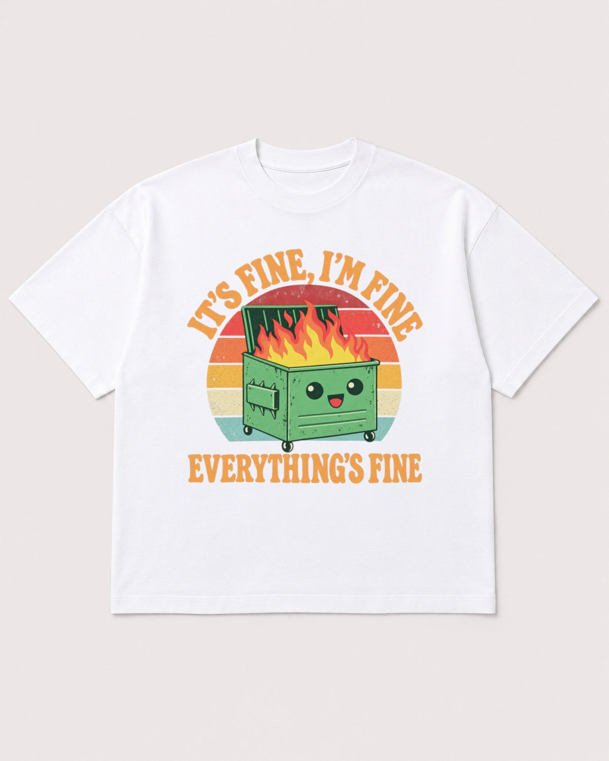 Mockup Boxy Heavyweight Tee White product